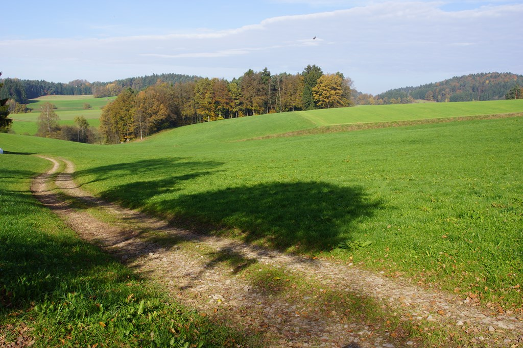 Panoramablick Höllbachtal in Rettenbach
