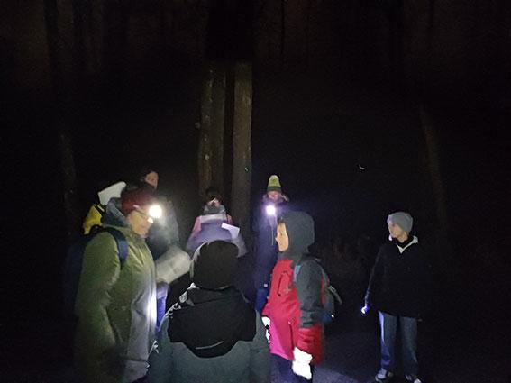 Taschenlampen-Wanderung