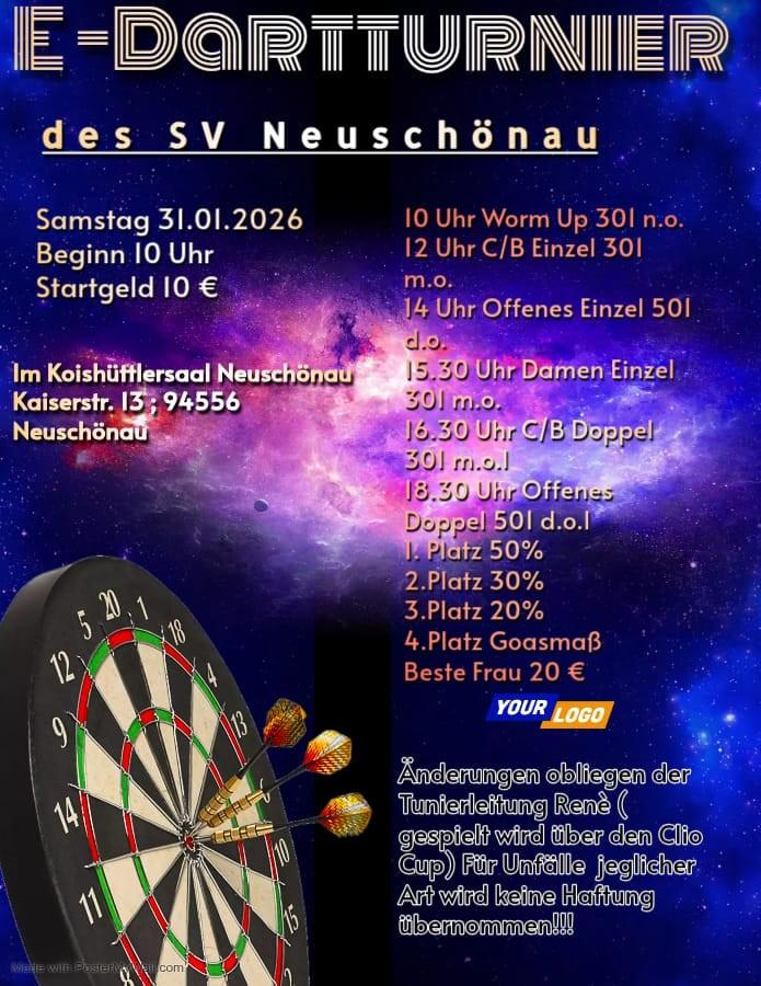 
                                                            
                                                                Plakat E-Dartturnier
                                                        