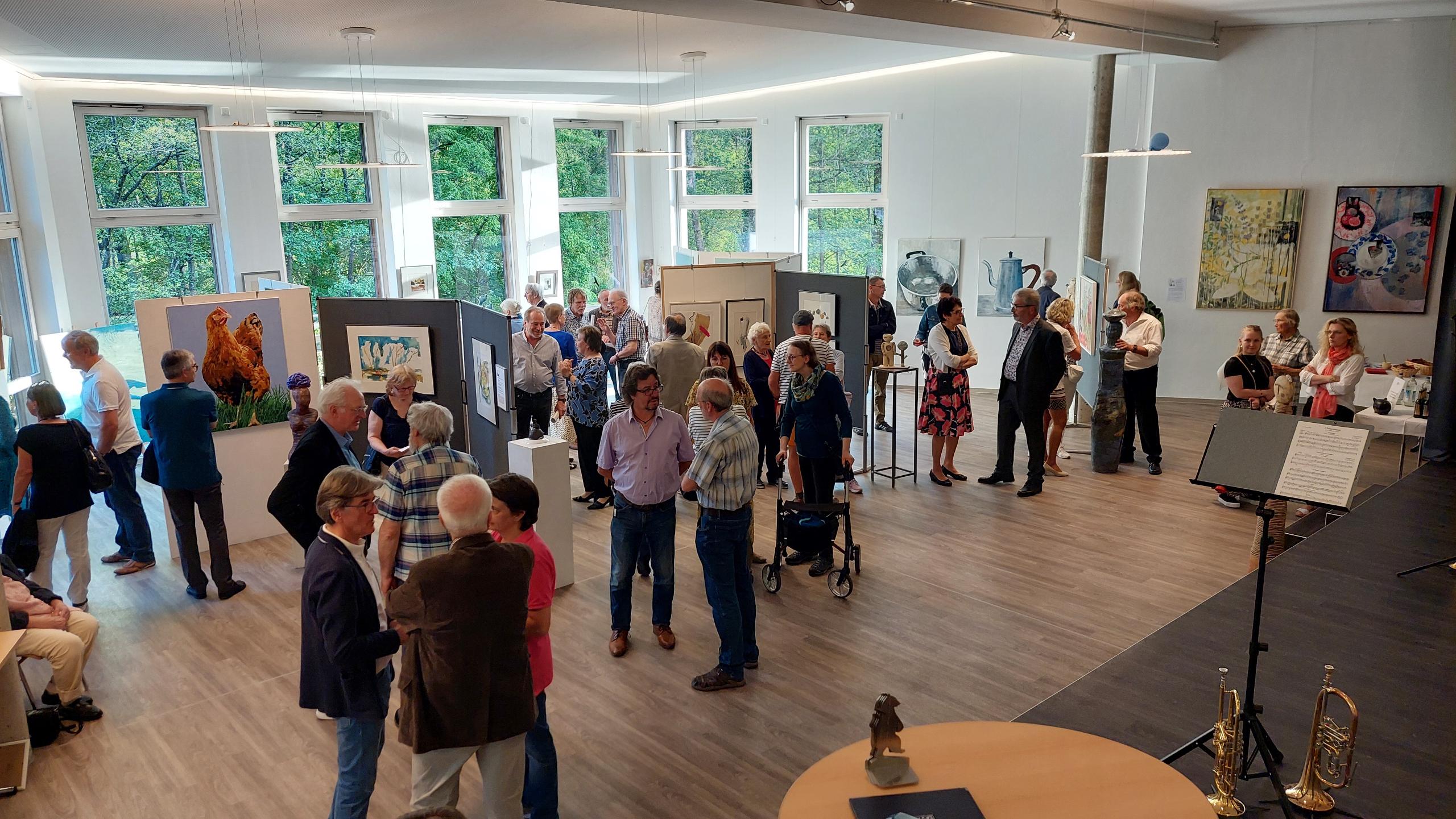 Vernissage zur Ausstellung "Grenzenlose Kunst" im 39. Grafenauer Frühling
