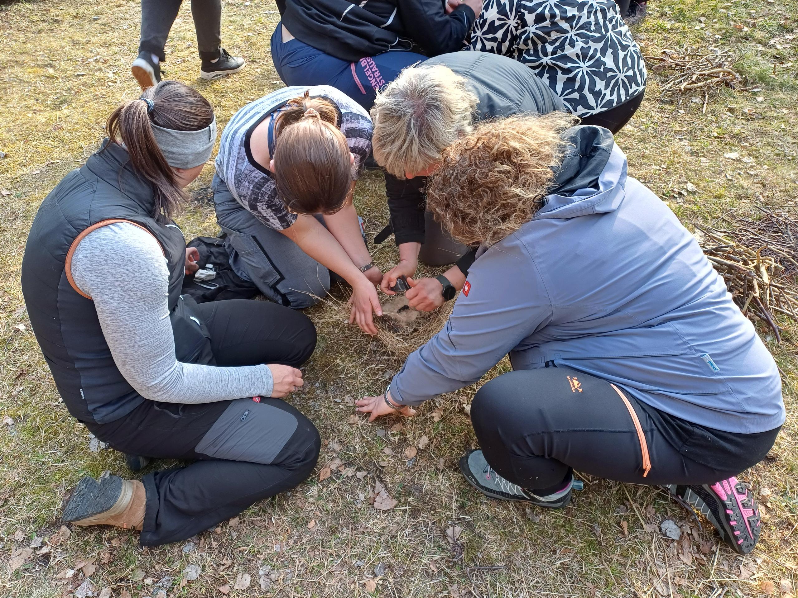 
                                                            Gemeinschaft üben mit dem Element Feuer
                                                        