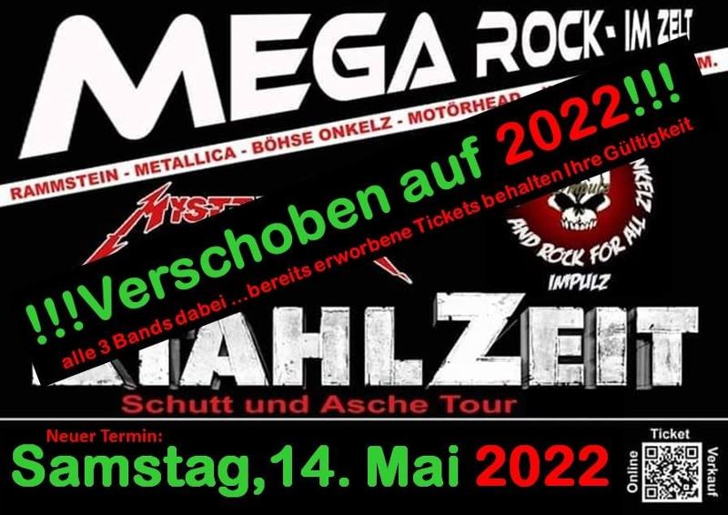 Mega Rock im Zelt - Sensationskonzert