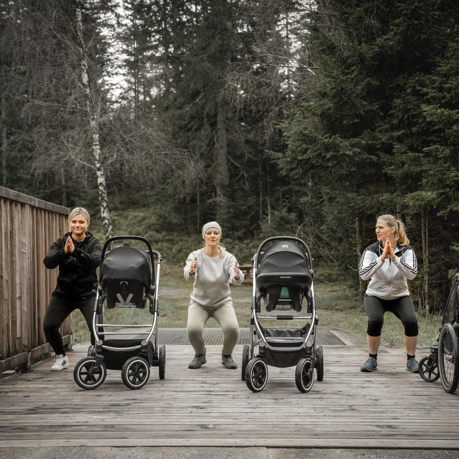 Fit mit Buggy