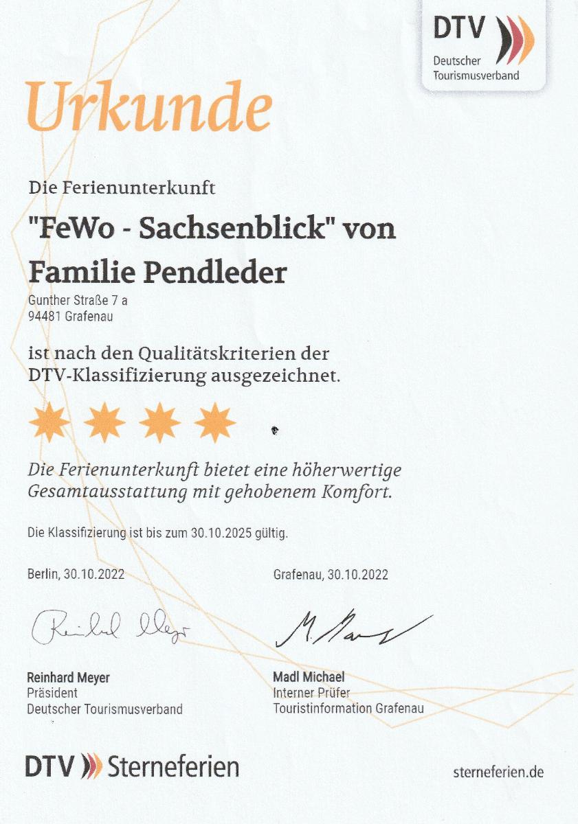 Ferienwohnungen Sachsenblick in Grafenau