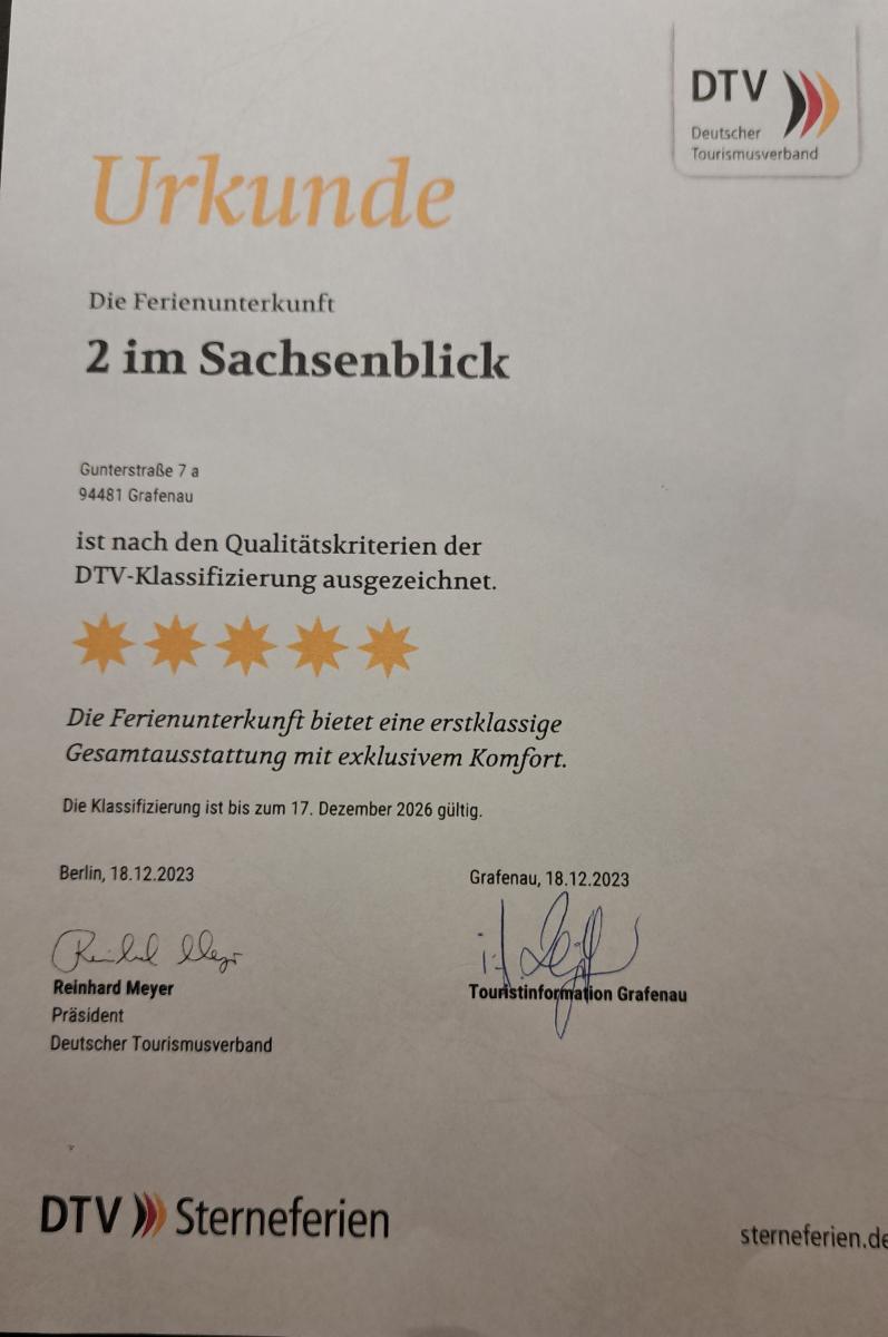 Ferienwohnungen Sachsenblick in Grafenau