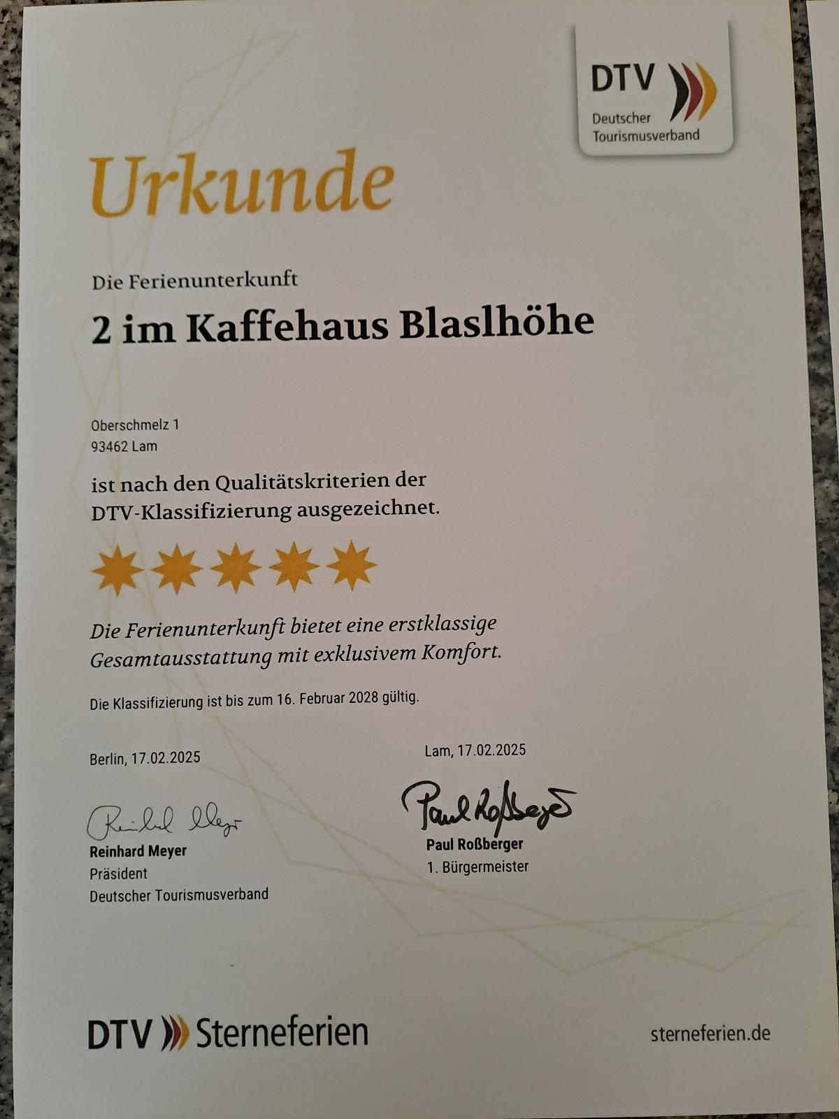 Blaslhöhe, Kaffeehaus in Lam
