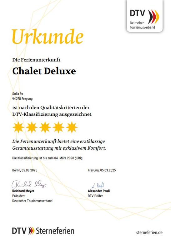 Chalet Deluxe in Freyung