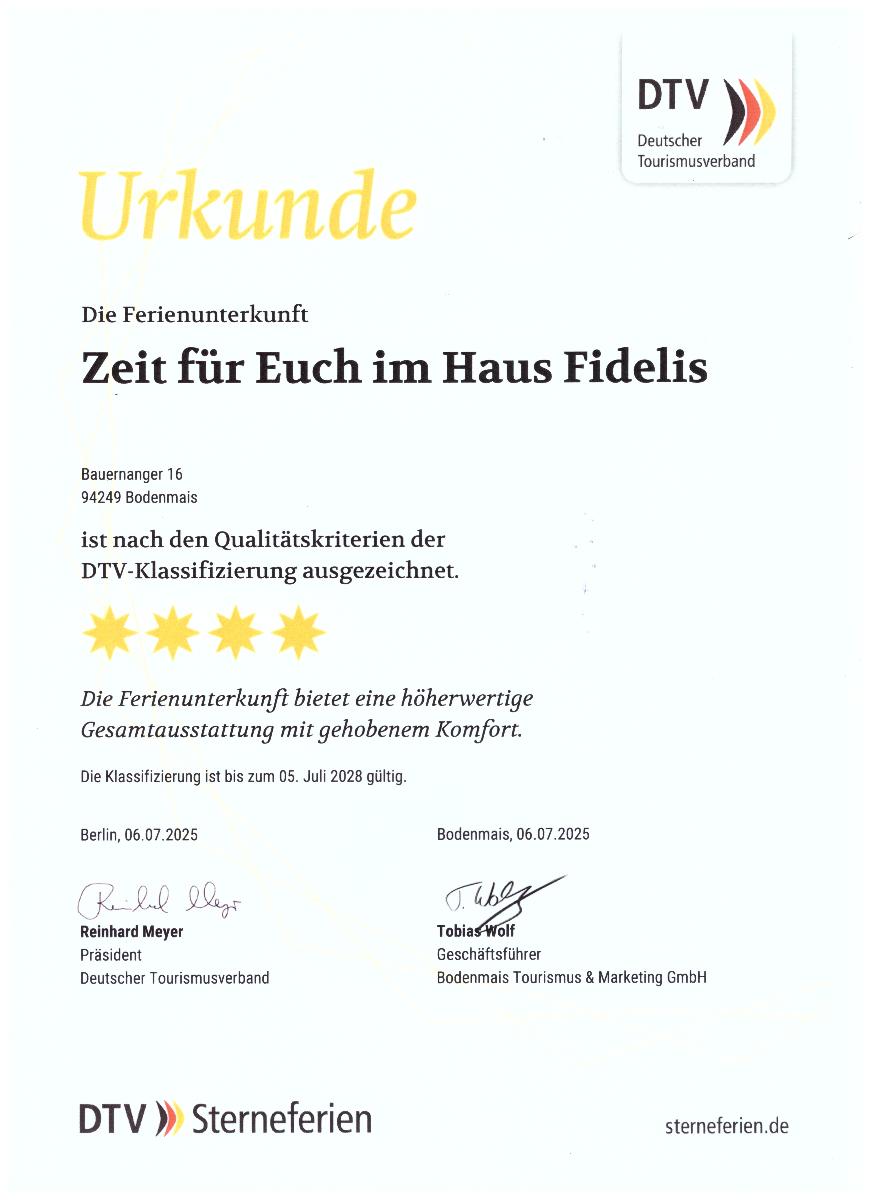 Ferienhaus Fidelis in Bodenmais