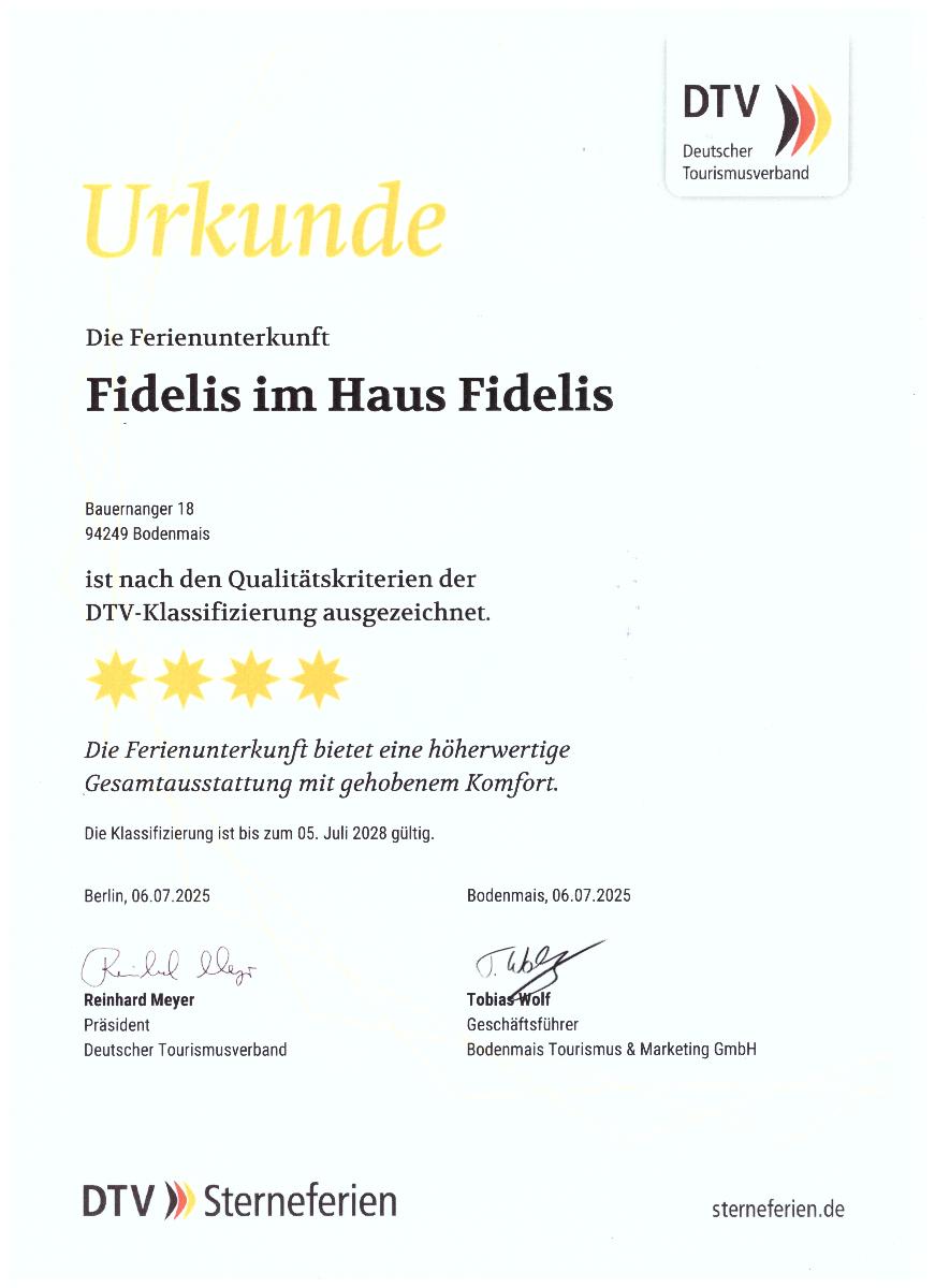 Ferienhaus Fidelis in Bodenmais