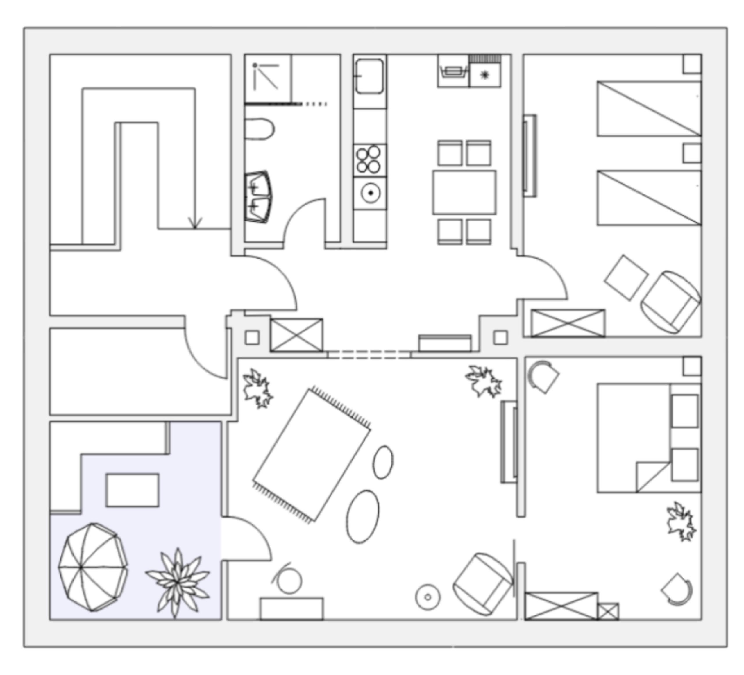 Parkside Appartement in Grafenau