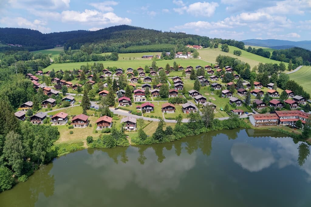 Chalet Seeblick in Arrach
