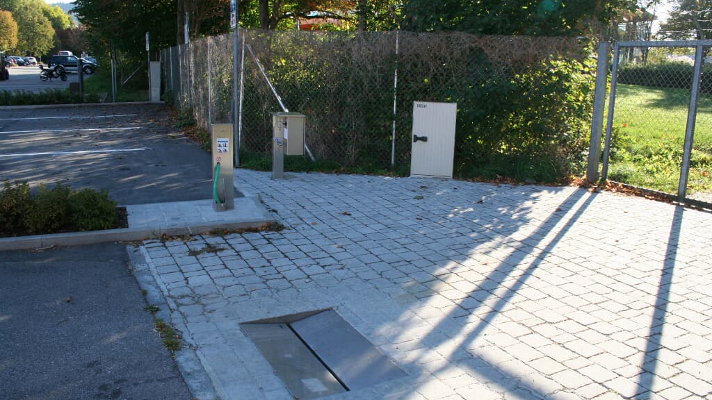 Wohnmobilstellplatz bei der AQACUR Badewelt in Bad Kötzting