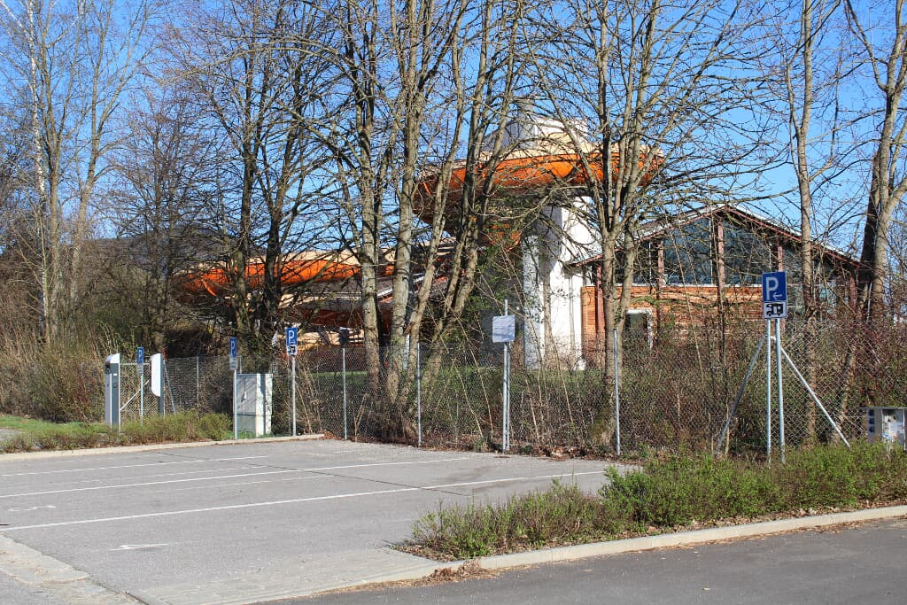Wohnmobilstellplatz bei der AQACUR Badewelt in Bad Kötzting