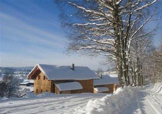 Hütten am Waldrand in Geiersthal