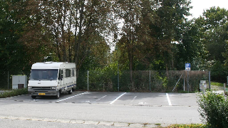 Wohnmobilstellplatz bei der AQACUR Badewelt in Bad Kötzting