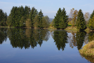Panoramablick Höllbachtal in Rettenbach