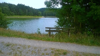 Panoramablick Höllbachtal in Rettenbach